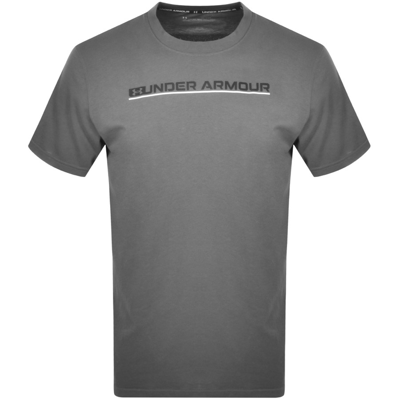 Under Armour Grid Symbol T Shirt Grey