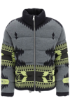 ALANUI ALANUI ICON JACQUARD WOOL DOWN JACKET