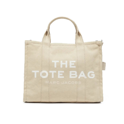 MARC JACOBS THE CANVAS MEDIUM TOTE BEIGE HANDBAG
