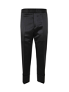 Sapio Wool Trousers: Straight Legs In Black