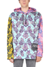 VERSACE JEANS COUTURE SWEATSHIRT WITH TAPESTLY PRINT