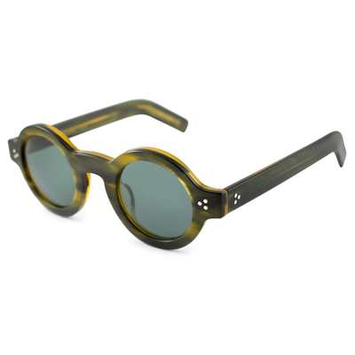 Lesca Sunglasses In Kaki/verde