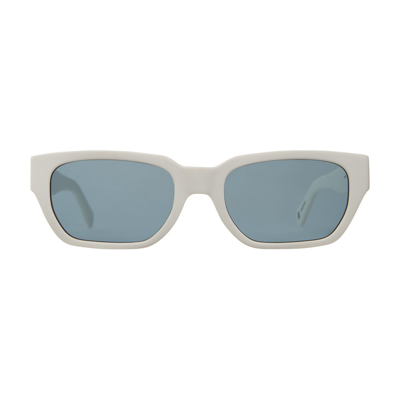 Garrett Leight Sunglasses In Bianco/azzurro