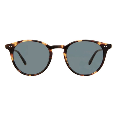 Garrett Leight Sunglasses In Marrone Tartarugato/grigio