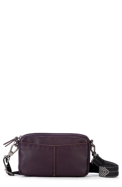 The Sak Cora Phone Crossbody Bag In Aubergine