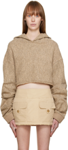 BONBOM BEIGE SOOAH HOODIE