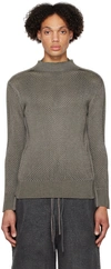 Isa Boulder Ssense Exclusive Gray Goalkeeper Sweater In Steel