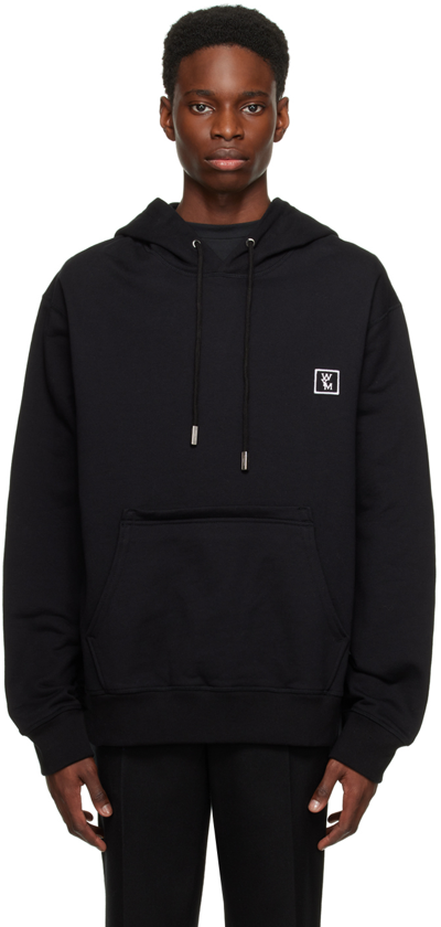 Wooyoungmi Black Printed Hoodie