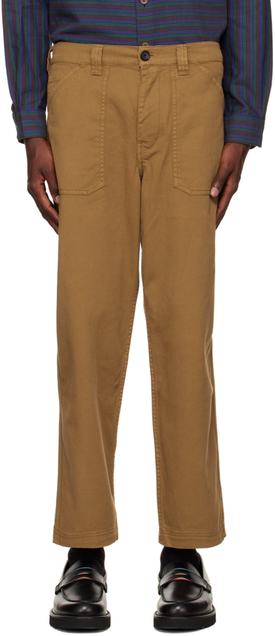 Ps By Paul Smith Brown Carpenter Trousers In 64 Browns