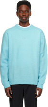 SOLID HOMME BLUE CREWNECK SWEATER