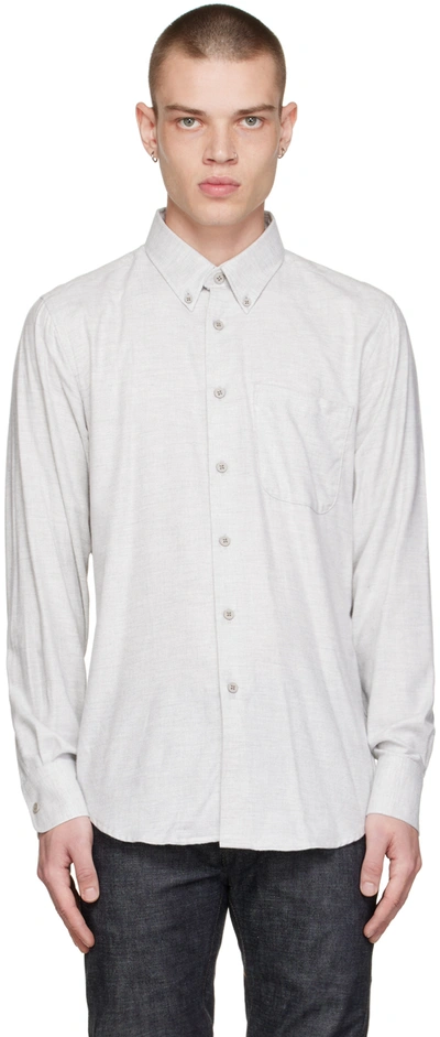 Naked And Famous Gray Easy Shirt In Grey