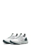 Nike React Phantom Run Flyknit 2 Running Shoe In Platinum Tint/ Dark Teal Green
