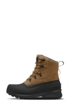 The North Face Chilkat V Waterproof Boot In Utility Brown Black