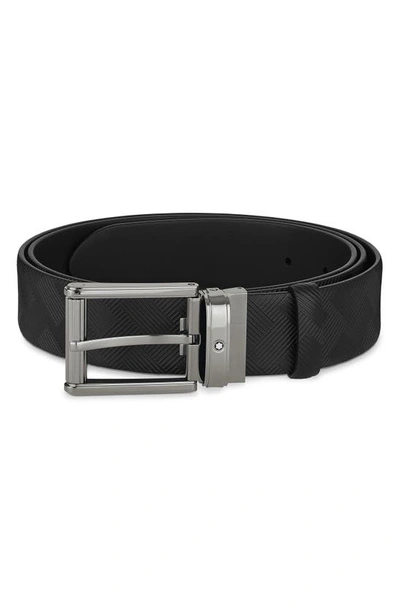 Montblanc Extreme 3.0 Leather Belt In Black