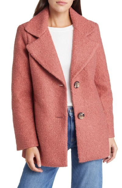 Sam Edelman Brushed Coat In Canyon Clay