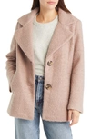 Sam Edelman Brushed Coat In Taupe