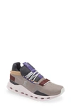 On Cloudnova Sneaker In Zinc/ Lily