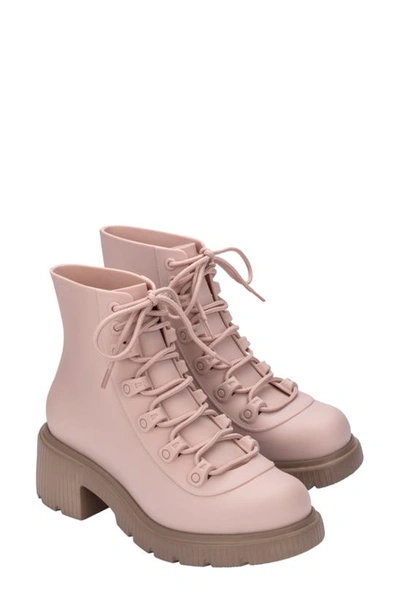 Melissa Cosmo Bootie In Brown/ Pink