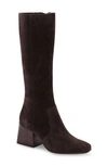 Blondo Tessa Waterproof Boot In Chocolate Suede