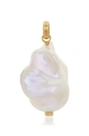 Monica Vinader Doina 18ct Recycled Yellow Gold-plated Vermeil Sterling-silver And Baroque Pearl Pendant In 18ct Gold On Sterling Silver