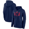 Fanatics Branded Navy Washington Capitals Authentic Pro Core Collection Secondary Logo V-neck Pullov In Navy