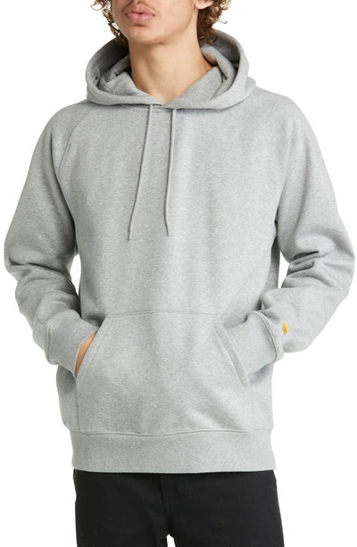 Carhartt Chase Hooded Sweatshirt In Grey