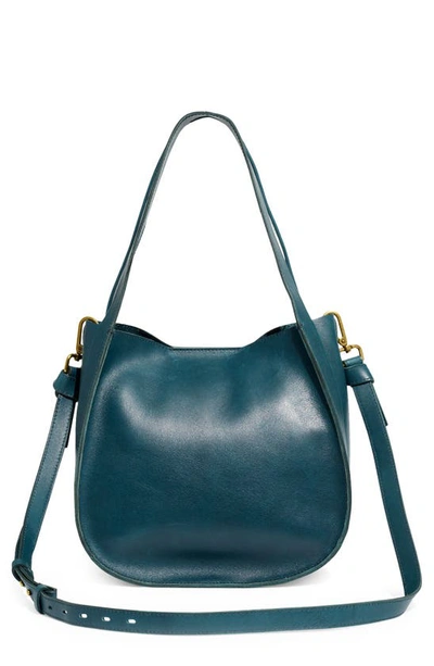 Madewell The Sydney Crossbody Bag In Mineral Blue