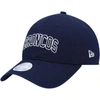 New Era Navy Denver Broncos Collegiate 9twenty Adjustable Hat In Navy
