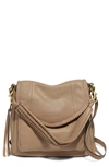 Aimee Kestenberg All For Love Convertible Leather Shoulder Bag In Dark Oat