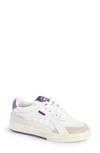 Palm Angels Palm University Sneakers In White/ Purple