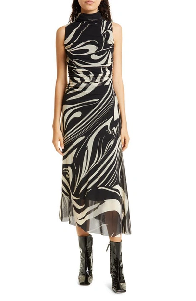 dress with metallic detail The Daniri Beaded and Satin Metallic Gold Dress