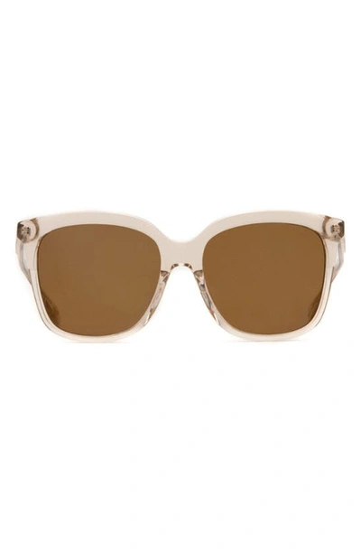 Mohala Eyewear Keana Universal 54mm Polarized Square Sunglasses In Lychee Soda