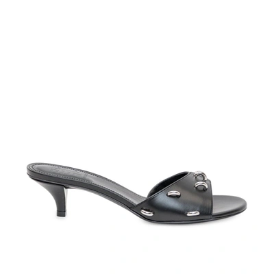 Givenchy Show Heel Mules In Black