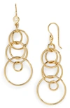 Ippolita Classico Mini Jet Set 18k Gold Earrings In Yellow Gold