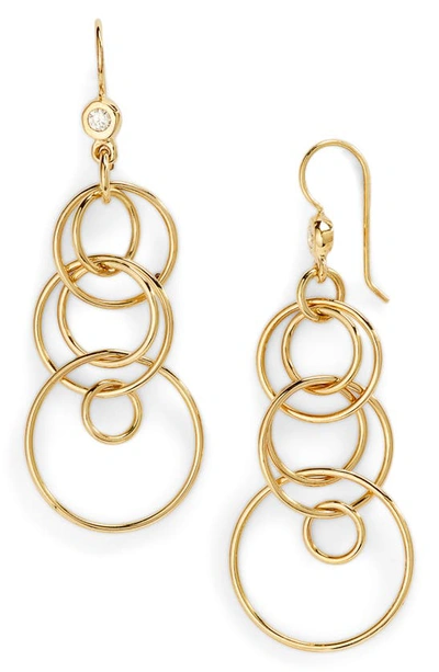 Ippolita Classico Mini Jet Set 18k Gold Earrings In Yellow Gold