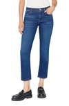 Frame Le High Ankle Straight Leg Jeans In Stover
