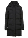 Woolrich Hooded Down Jacket In Black