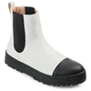 Journee Collection Collection Women's Tru Comfort Foam Jenie Bootie In White