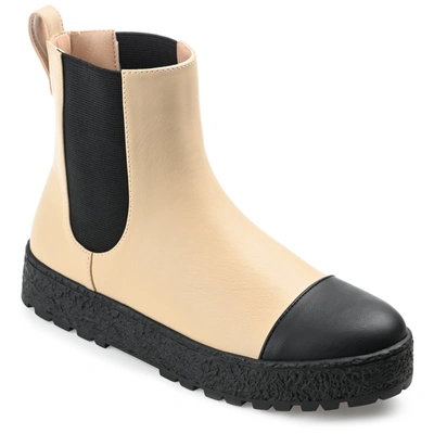 Journee Collection Collection Women's Tru Comfort Foam Jenie Bootie In Beige