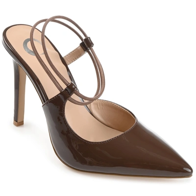 Journee Collection Women's Gracelle Stiletto Pumps In Brown