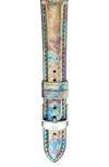 MICHELE 18MM LEATHER WATCH STRAP,MS18AA430114