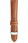 MICHELE 18MM LEATHER WATCH STRAP,MS18AA050257