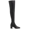 Ash Clara Black High Boot In Black