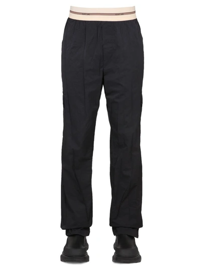 Helmut Lang Nylon Pants In Black