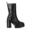 Paloma Barceló Eros Black Heeled Ankle Boot In Black