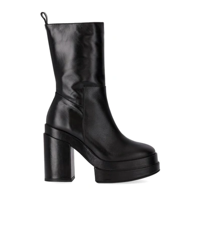 Paloma Barceló Eros Black Heeled Ankle Boot