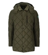 SAVE THE DUCK SAVE THE DUCK  UWE GREEN HOODED PADDED JACKET