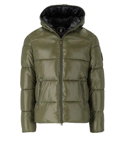 Save The Duck Edgard Green Hooded Padded Jacket