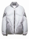 Khrisjoy Silver Puff Khris Heart Quilted Jacket In Black