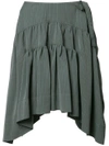 JW ANDERSON DRAPE MINI SKIRT,SK17WR1730195011909766